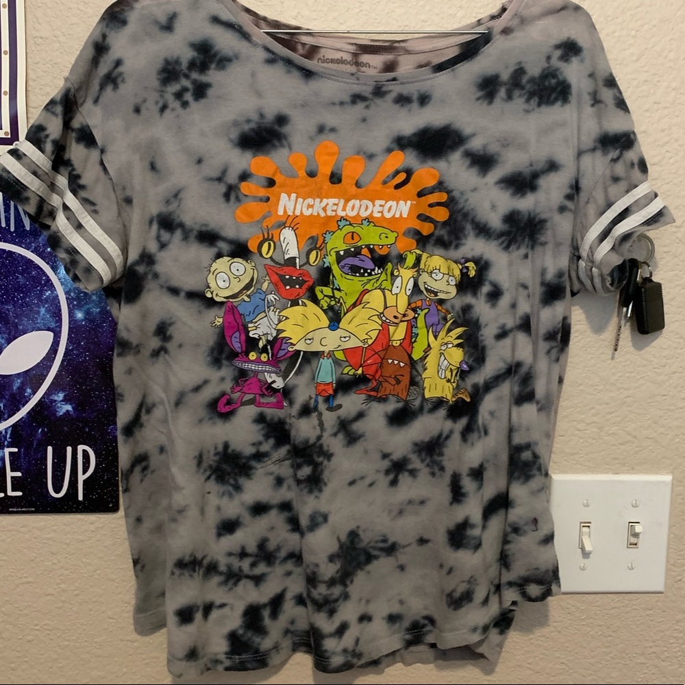 Tie dye Nickelodeon shirt!!